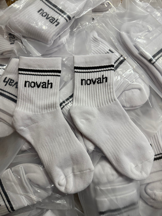 White Novah Socks